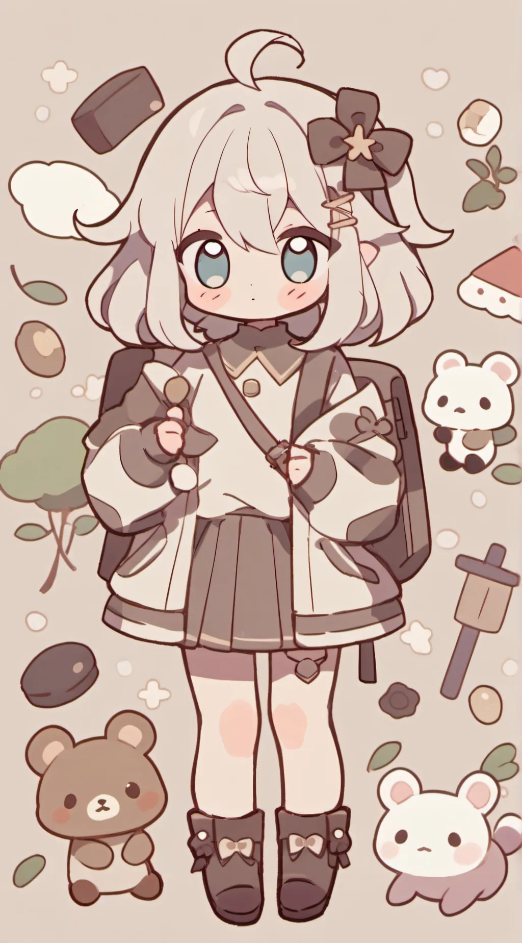 ai character: Aubrey  background