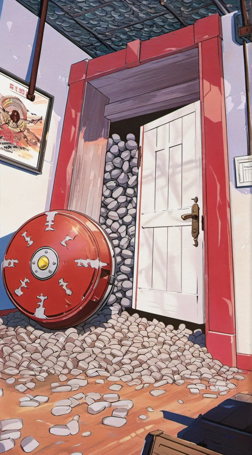 ai character: Courier (again) background