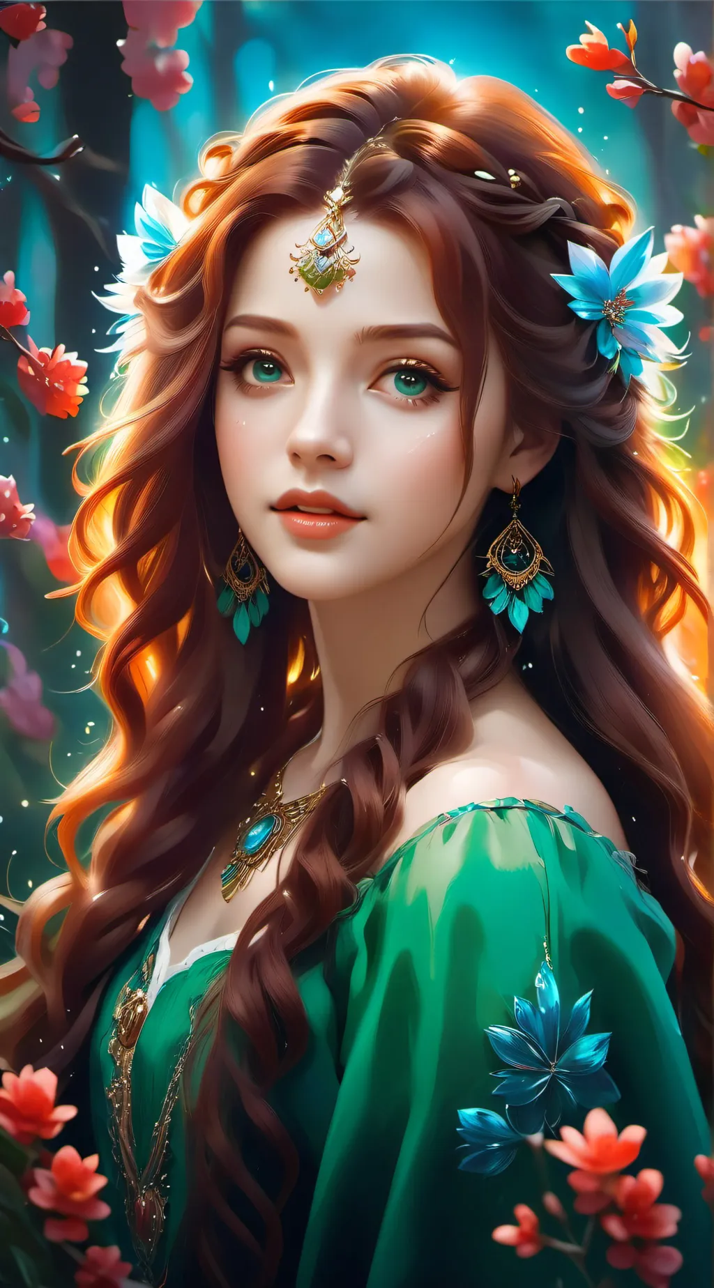 ai character: Genevieve  background