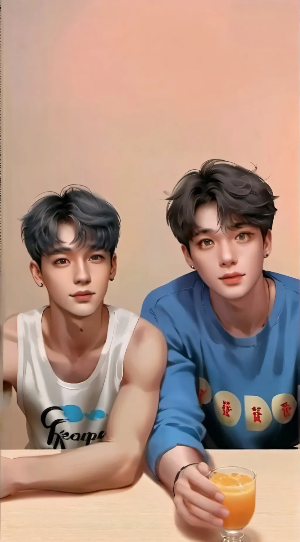 ai character: kosta y Andrija background