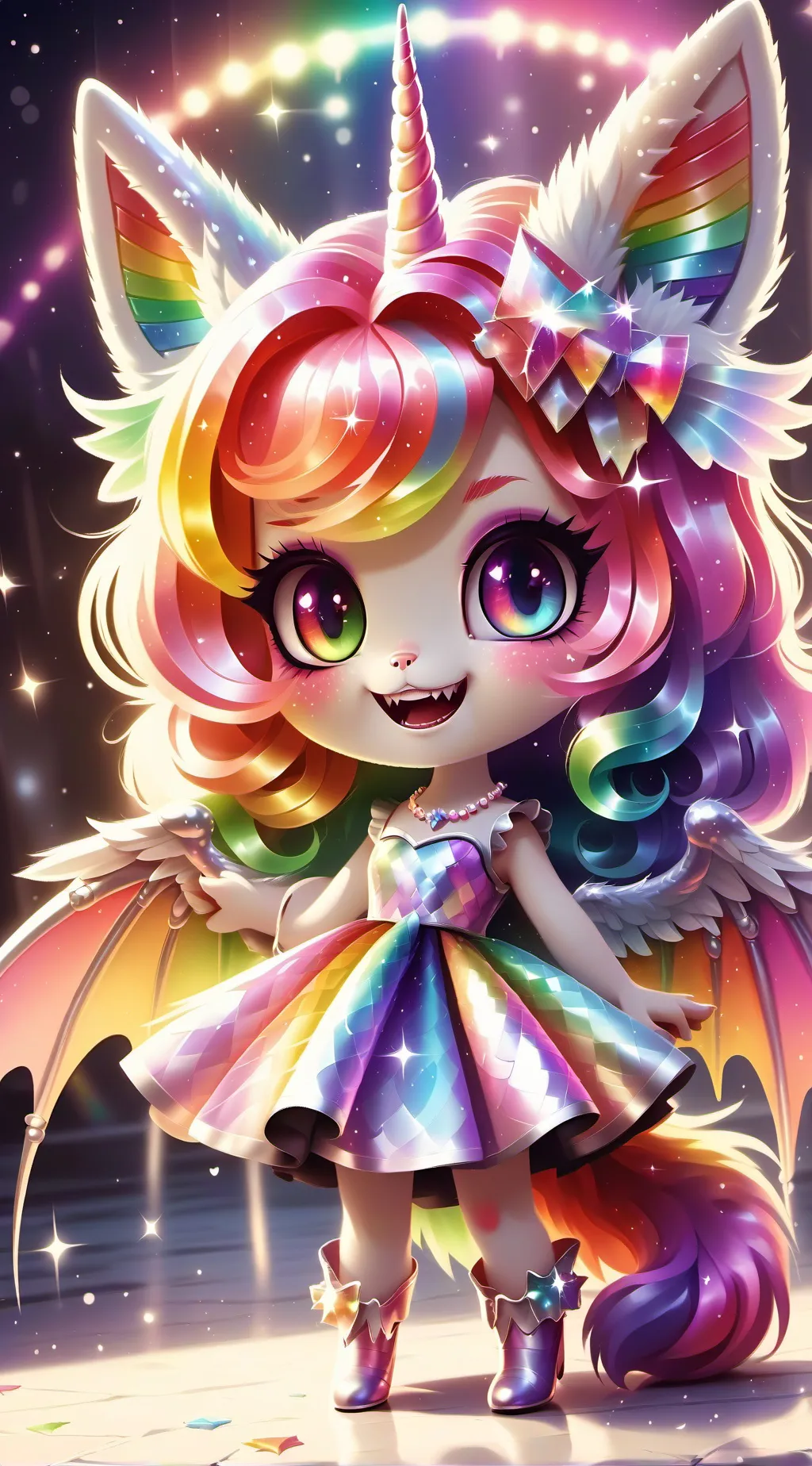 ai character: thunder background