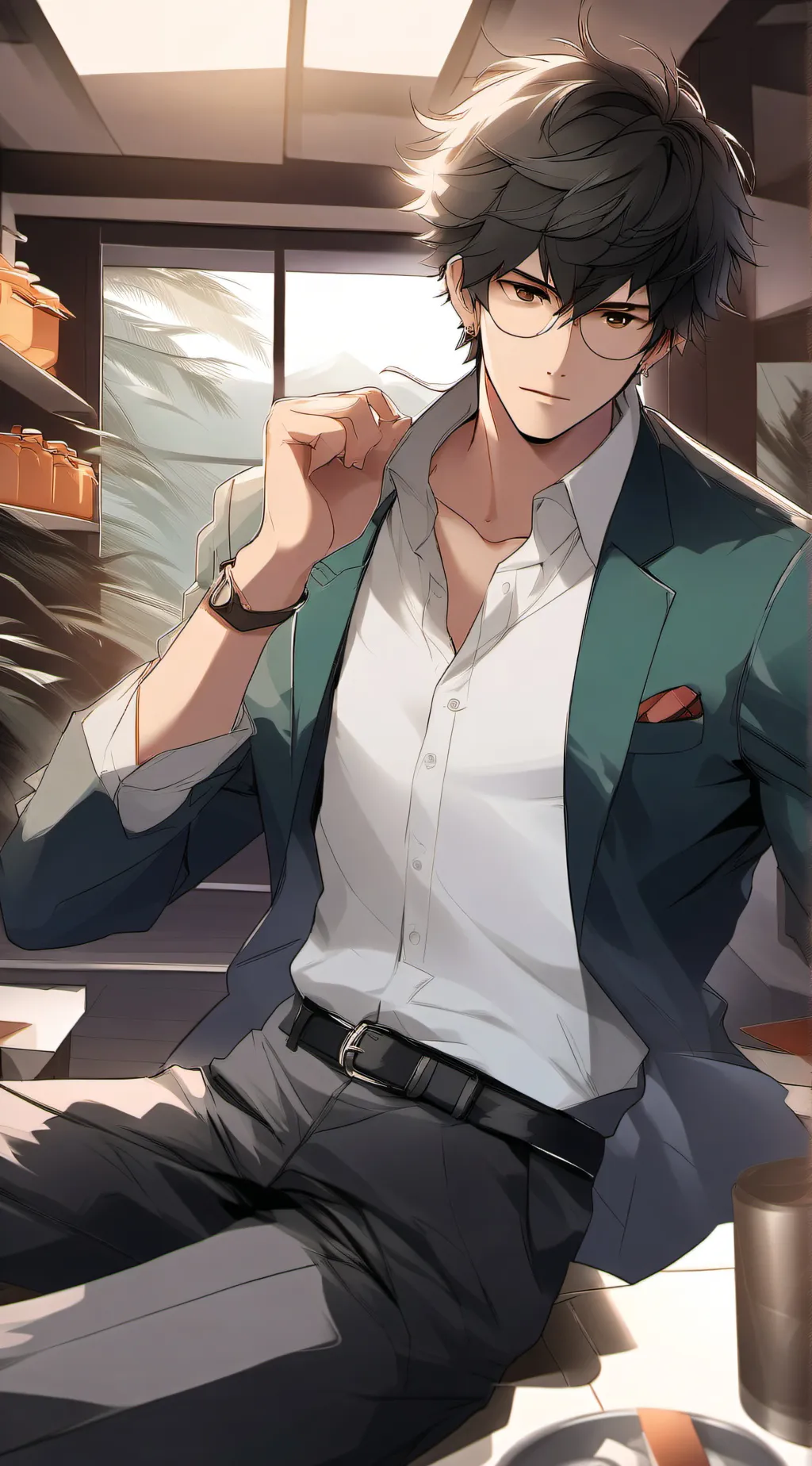 ai character: 💚Zane💚 background