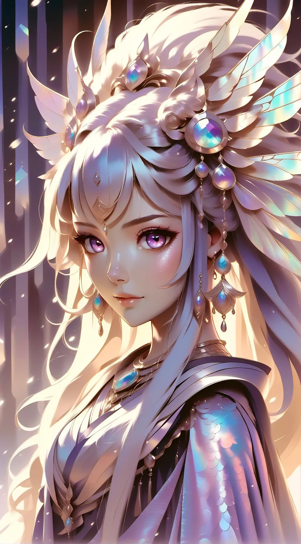 ai character: Smiling critters  background