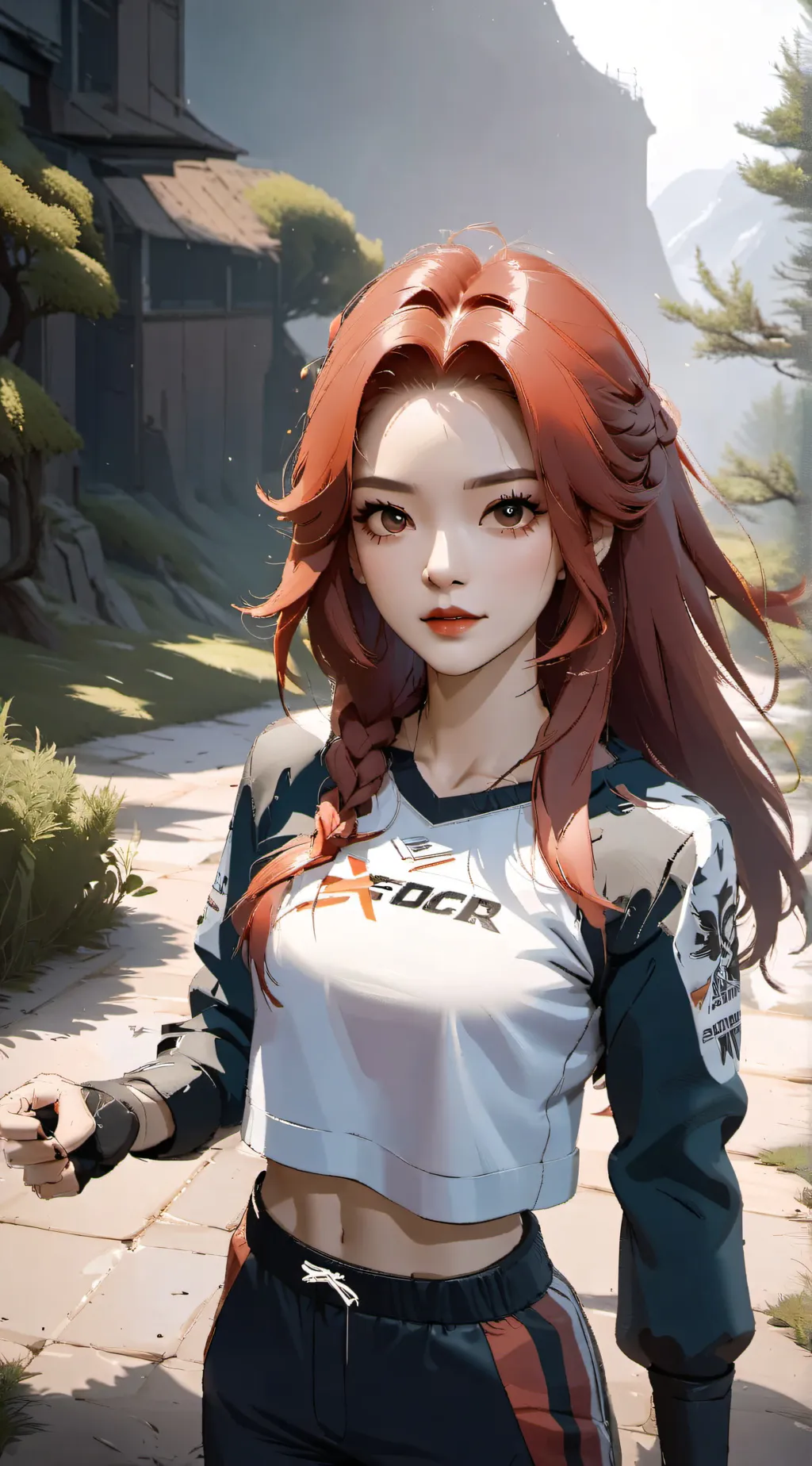 ai character: Lita Storm  background