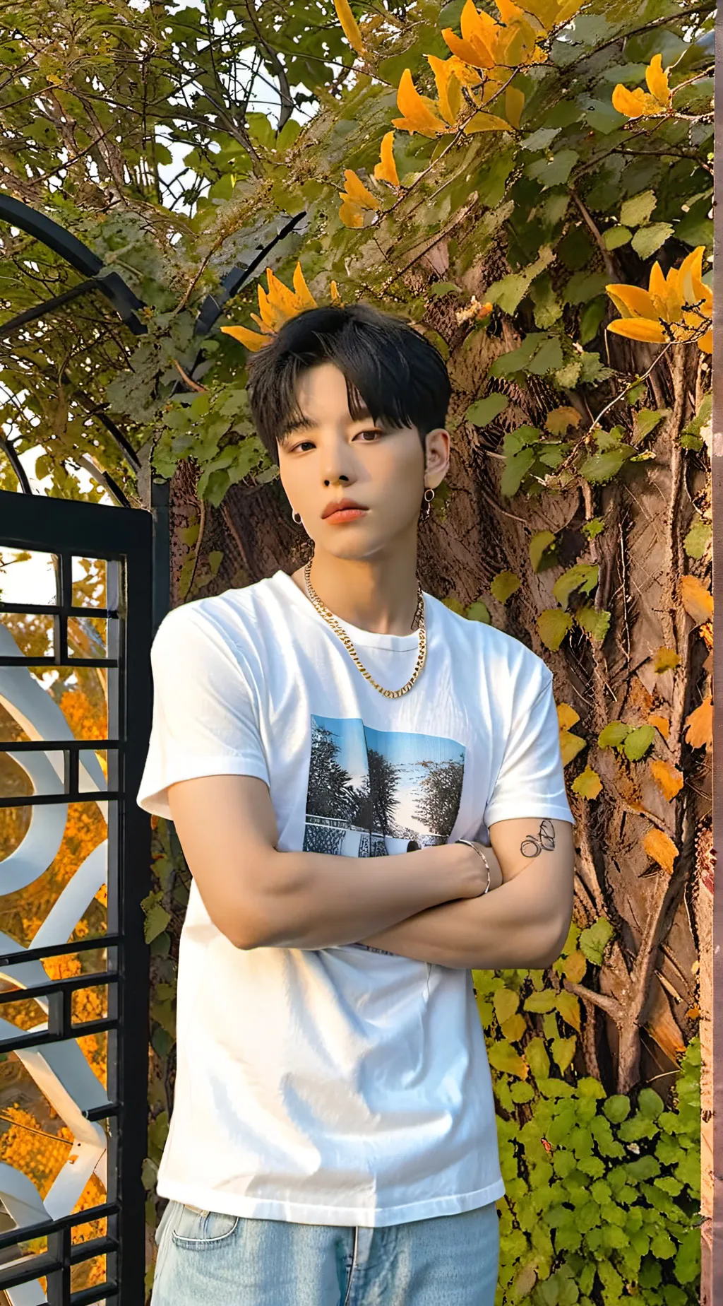 ai character: Mr. Landon  background