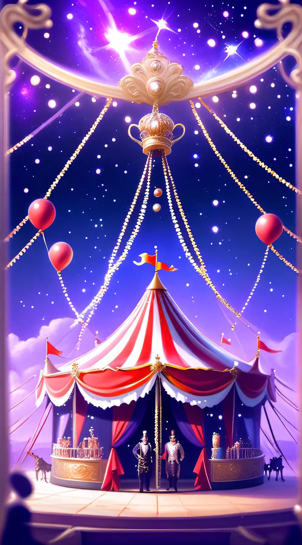 ai character: mha circus background