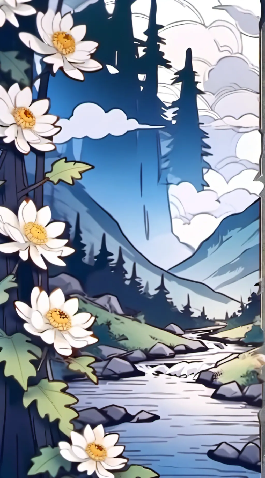 ai character: Get rizzed by a ai background