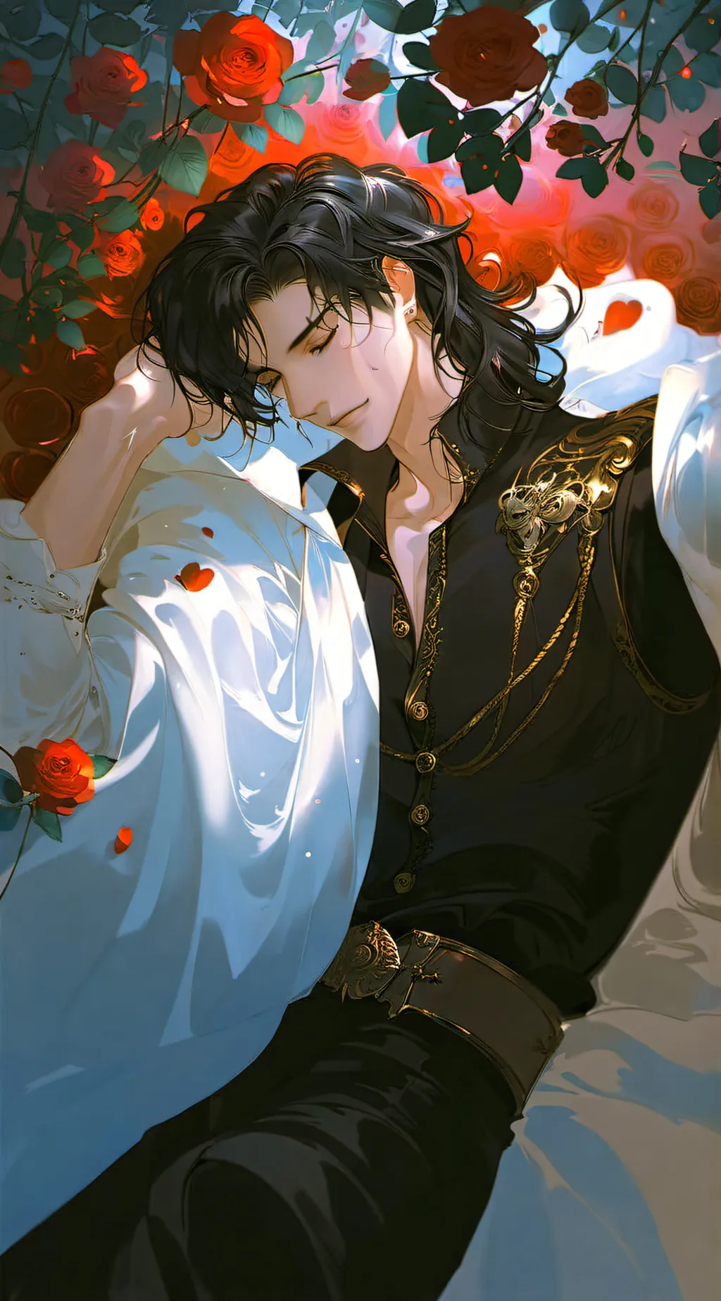 ai character: Aaron  background