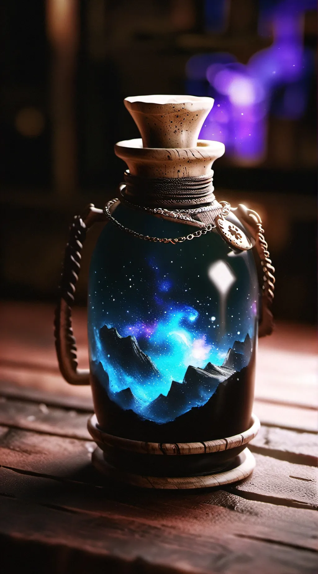 ai character: SCP 1471 Potion background