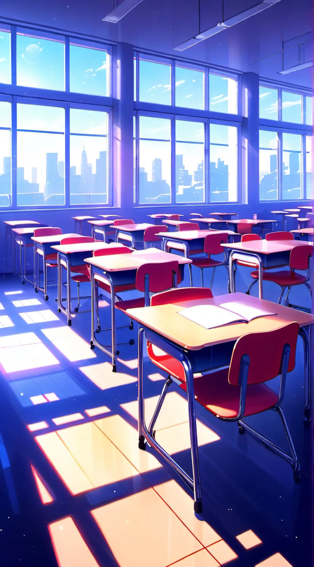 ai character: super power school background