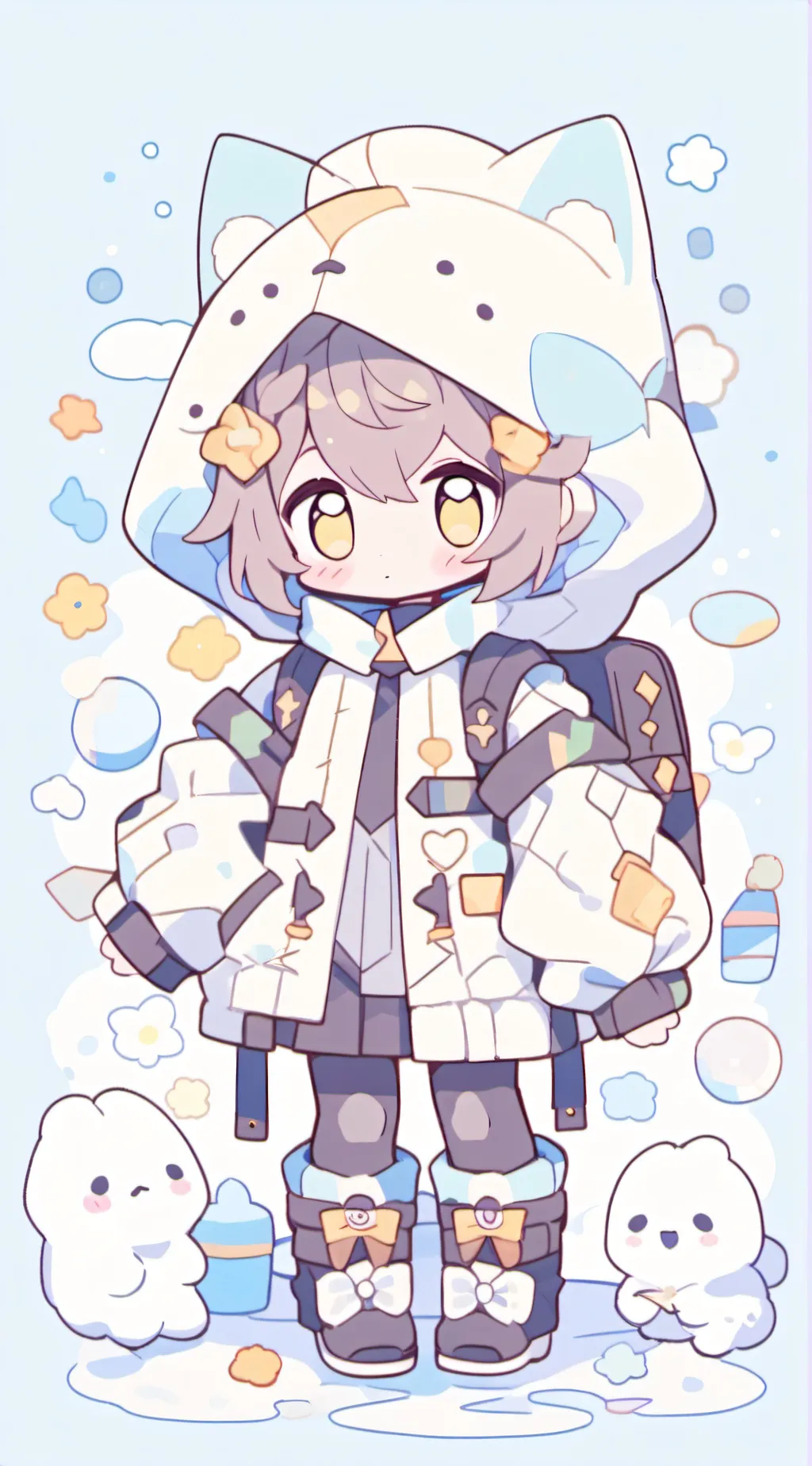 ai character: Noé  background