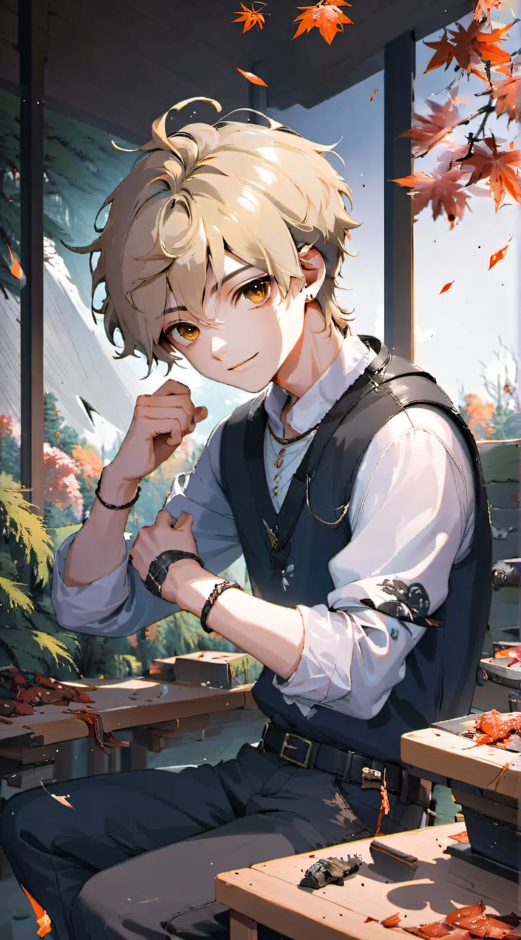 ai character: Lucas background