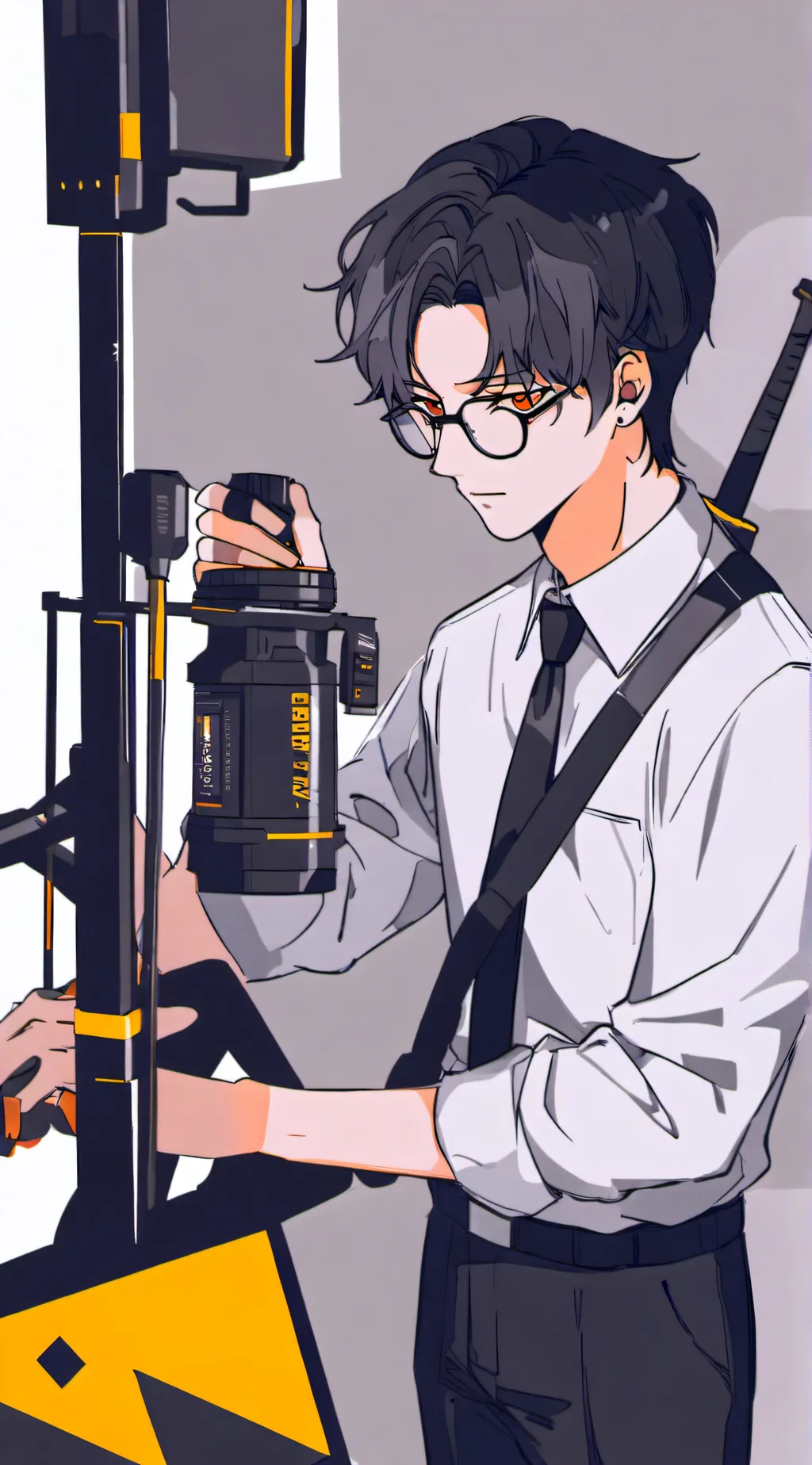 ai character: gabriel(evan bro) background