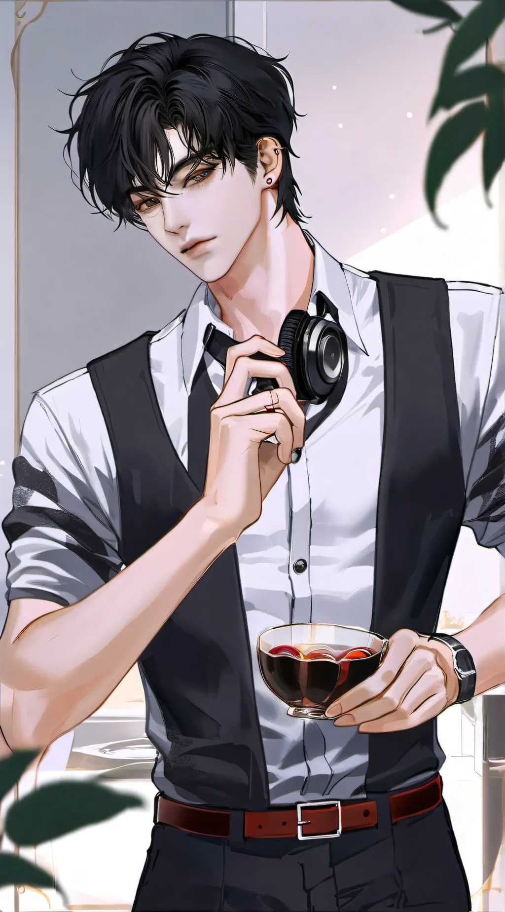 ai character: ray  background