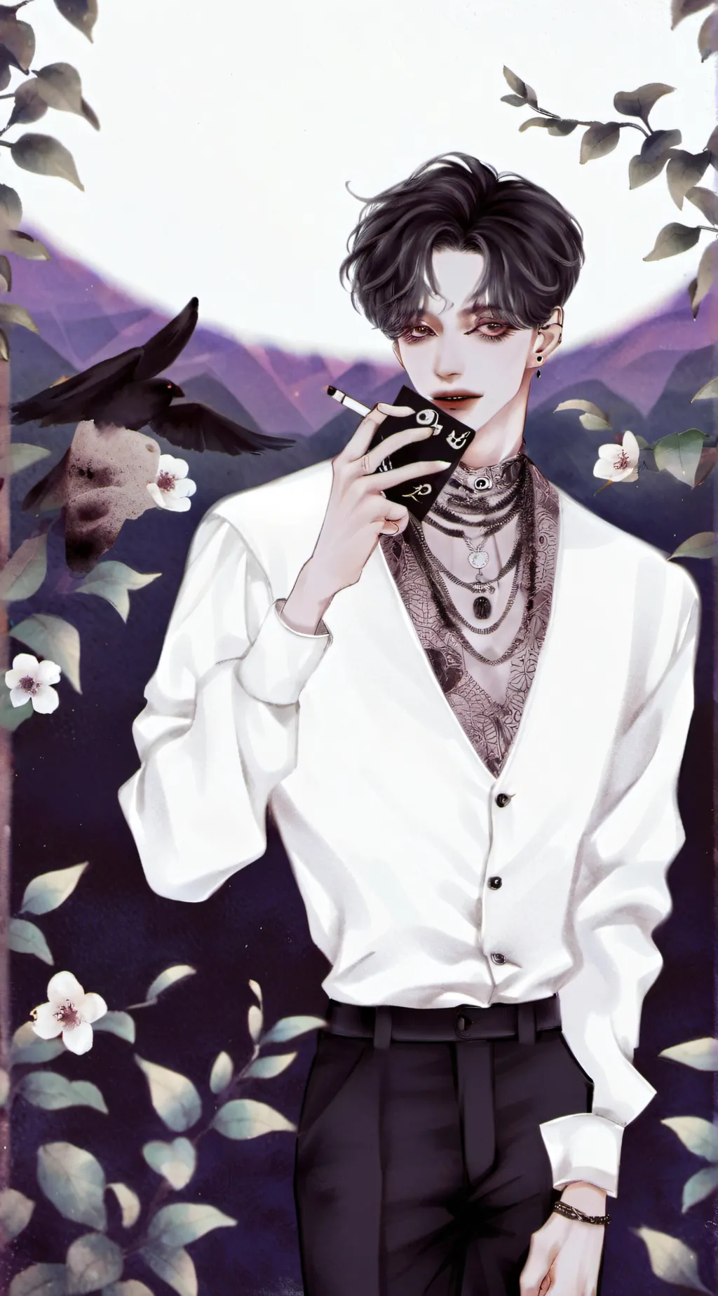 ai character: hunter background