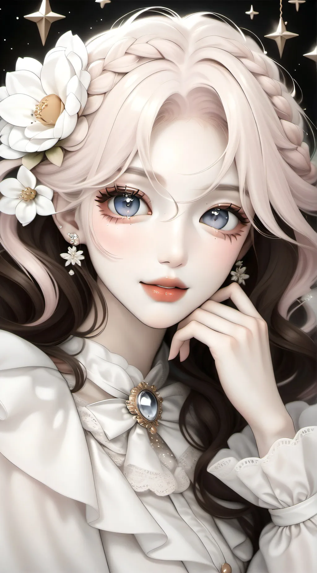 ai character: Monica  background