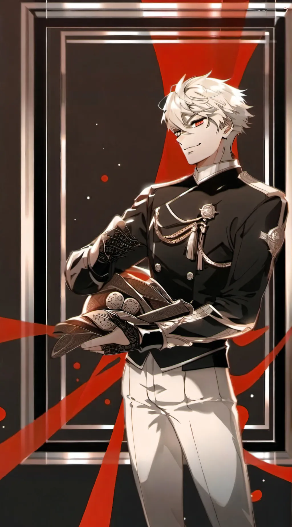 ai character: bakugou  background