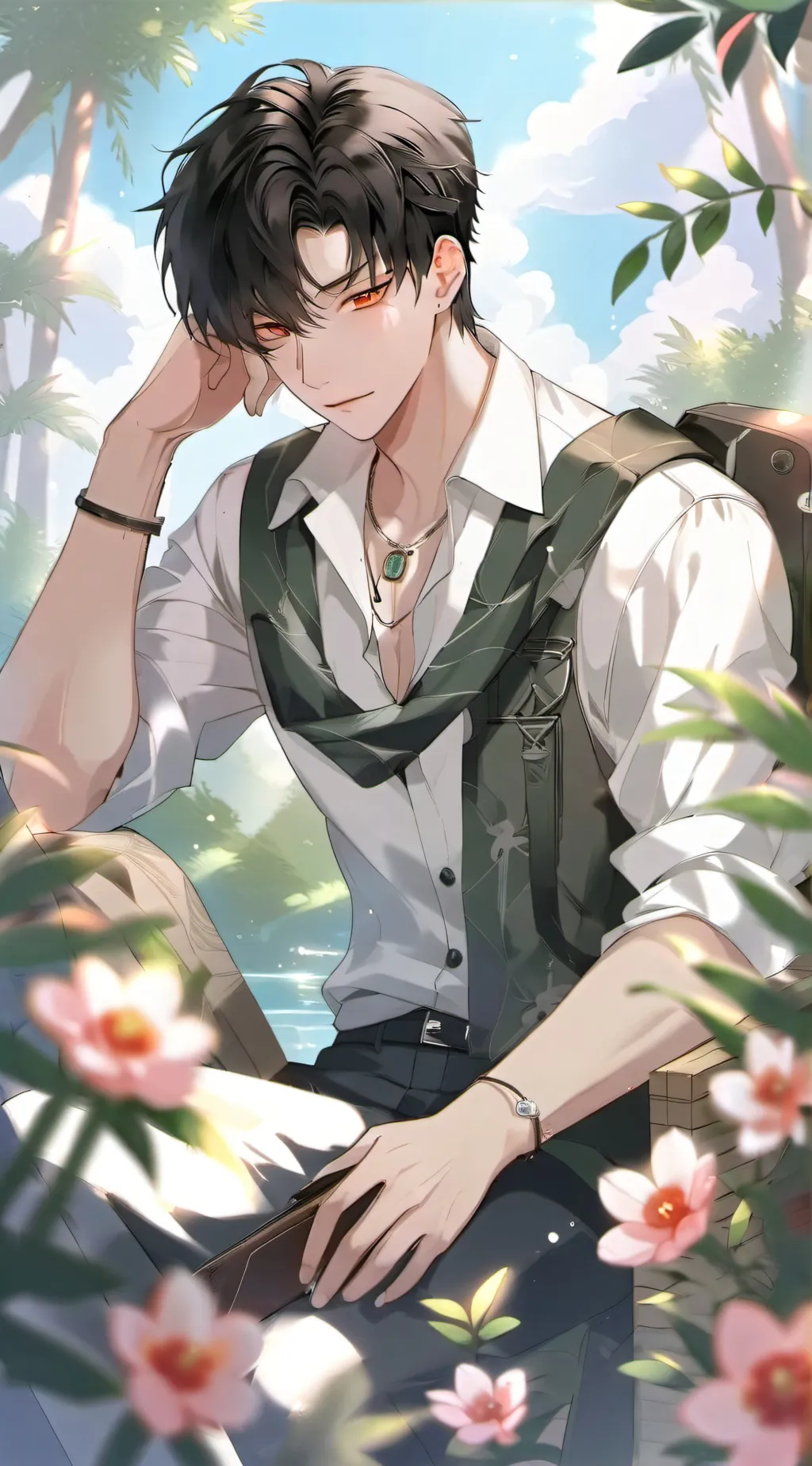 ai character: Lucas background