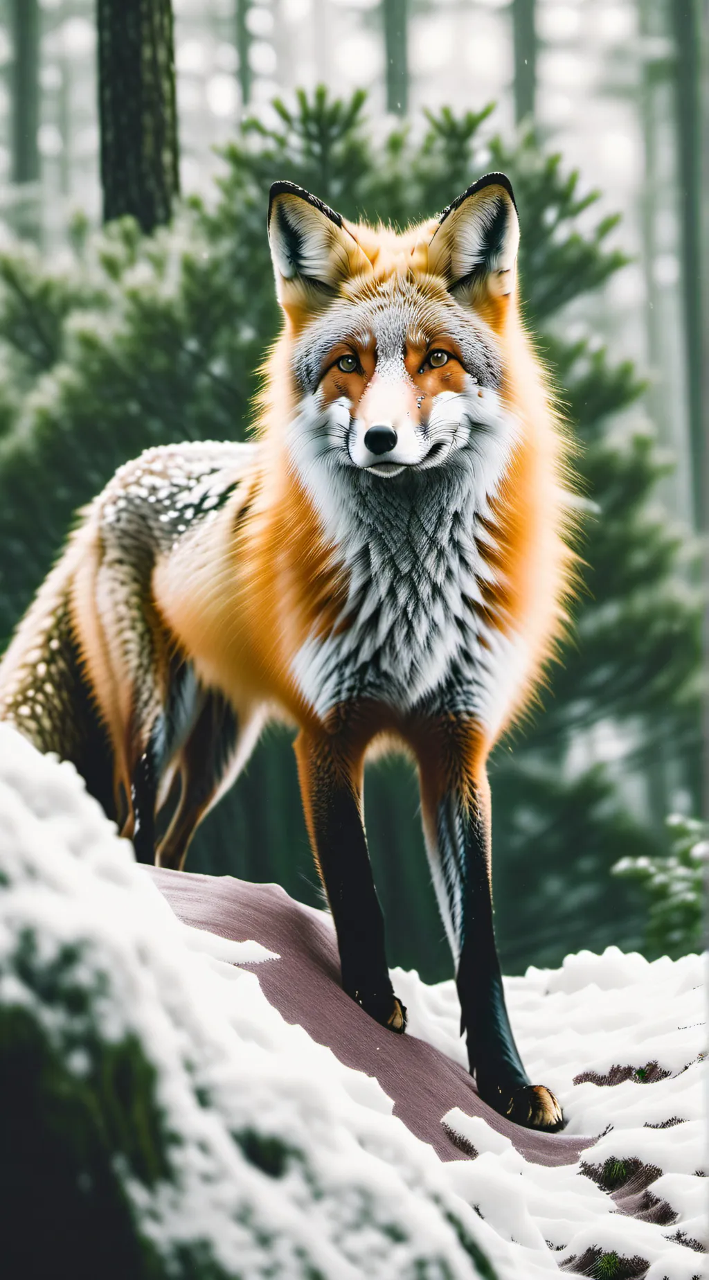 ai character: Life of a fox kit background