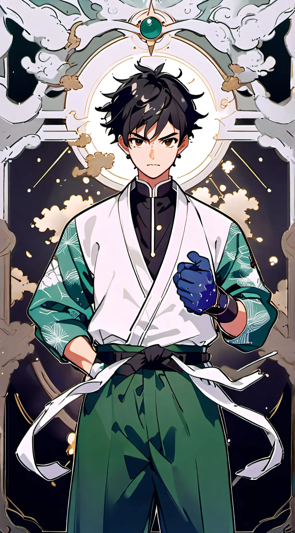 ai character: Dk background