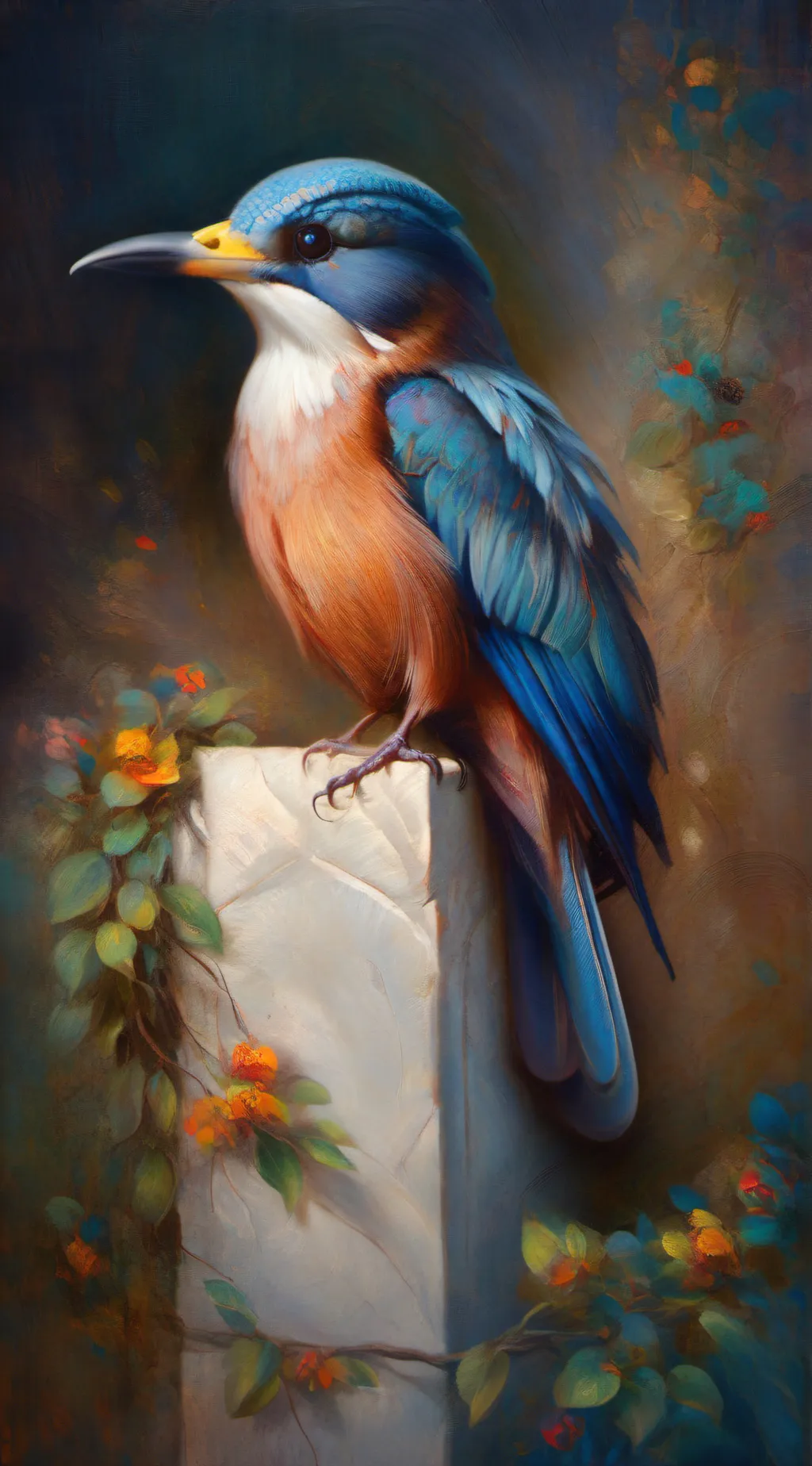 ai character: Avengers  background