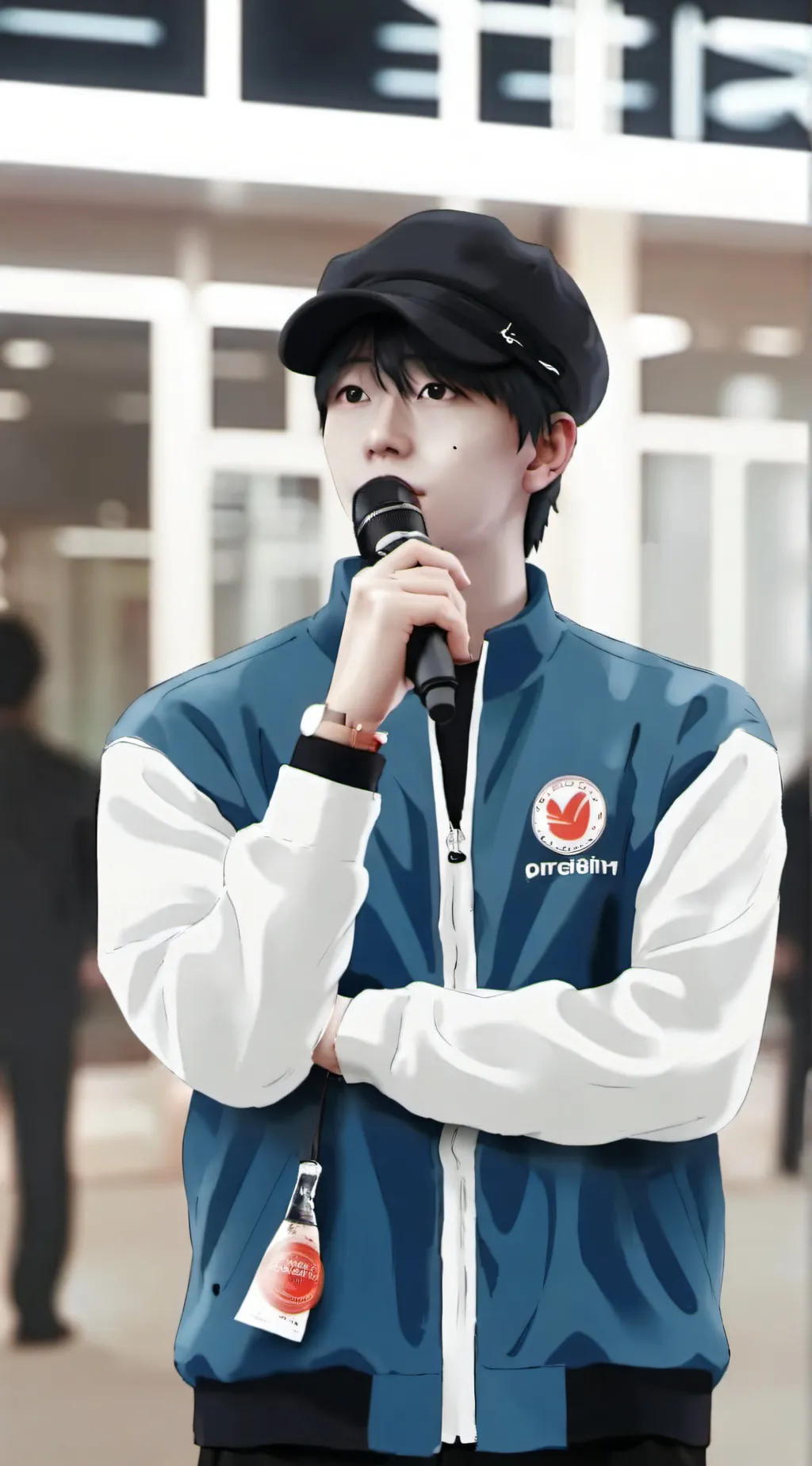 ai character: heaven background