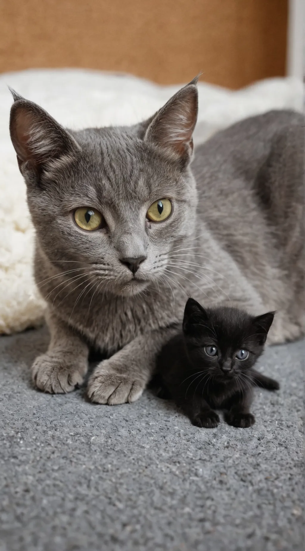 ai character: Mama cat aka layla background