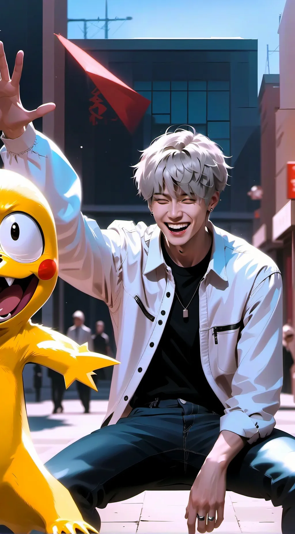 ai character: Felix  background