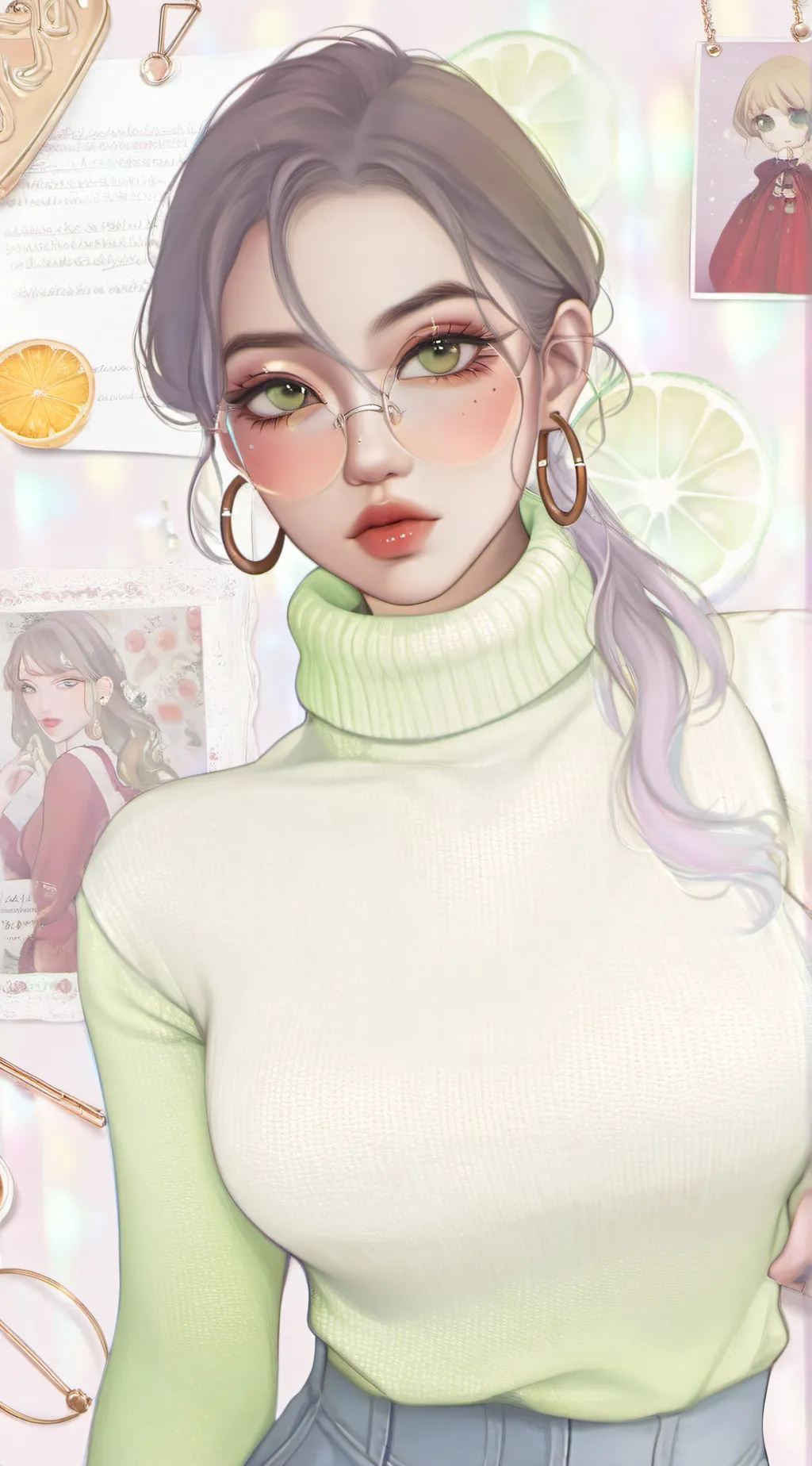 ai character: Lara🔮 background