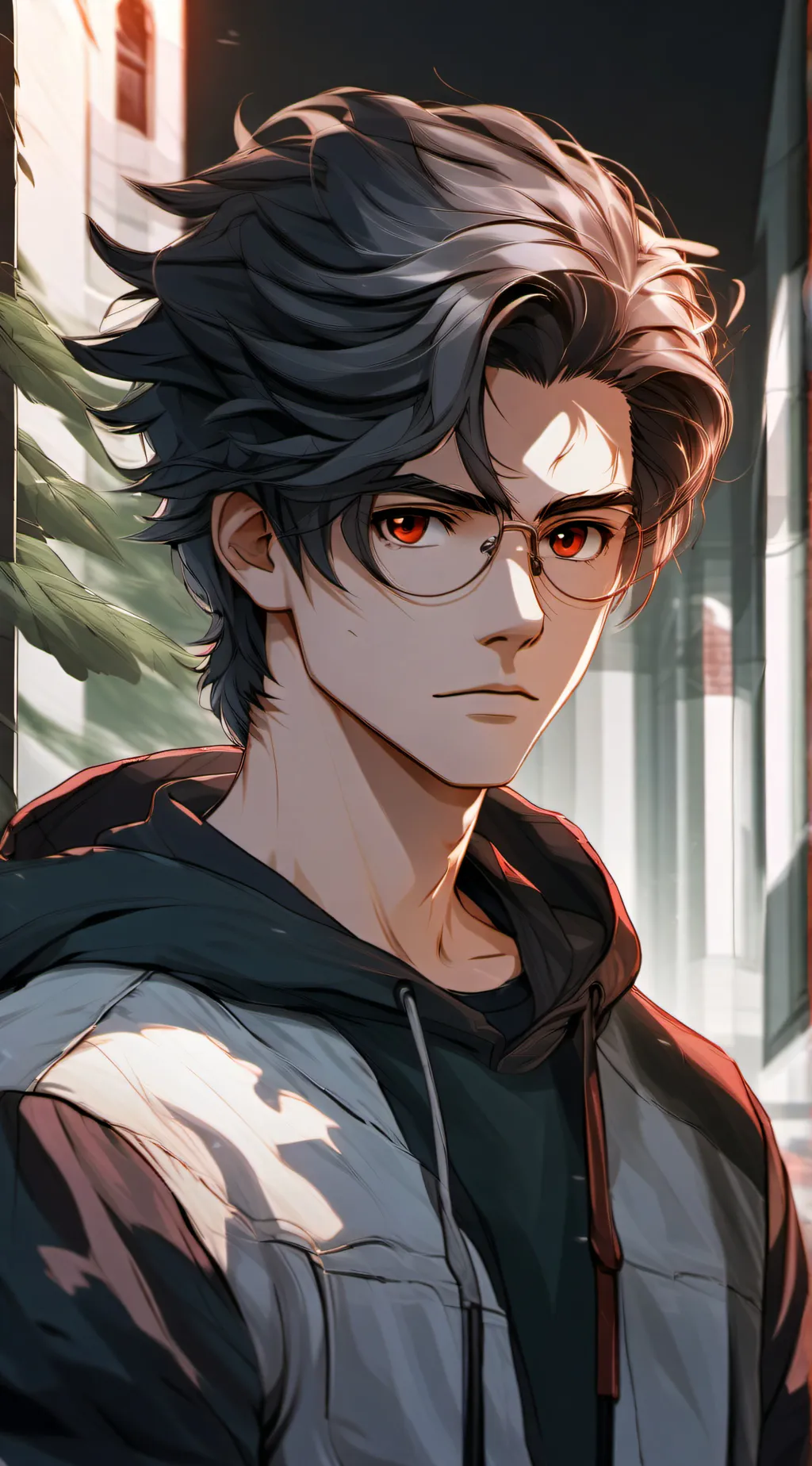 ai character: Mark  background