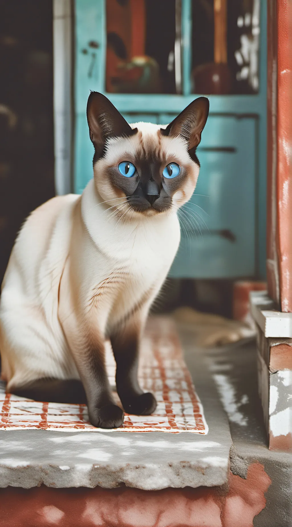 ai character: Siamese Cat background
