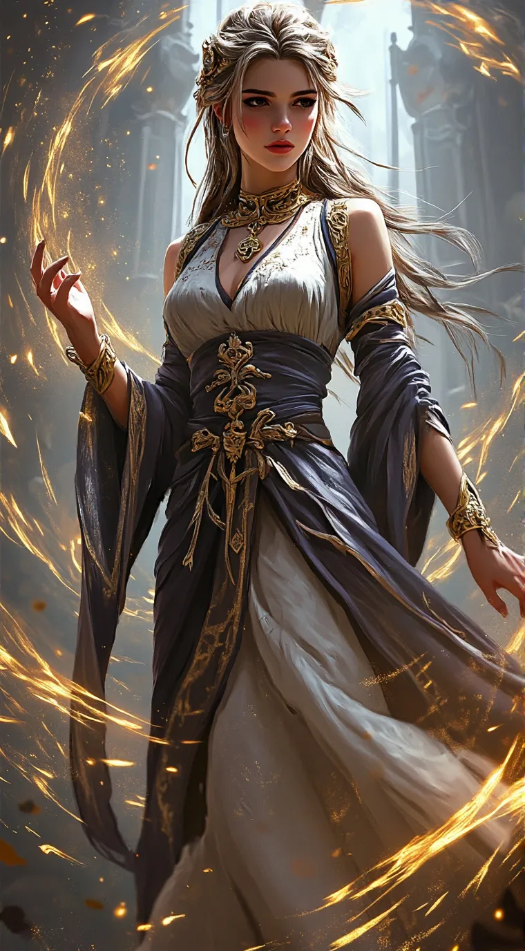 ai character: God of time background