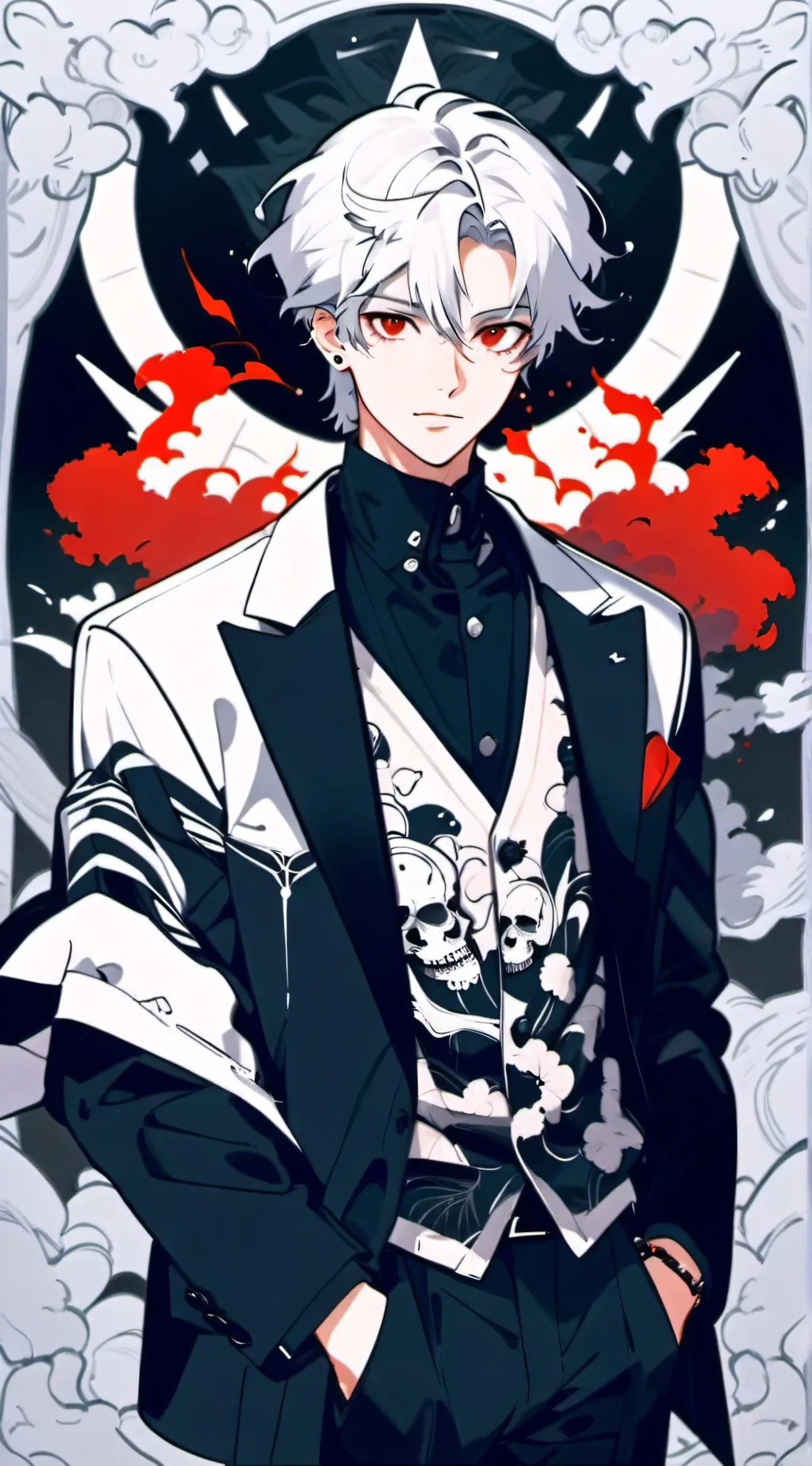 ai character: Infinity background