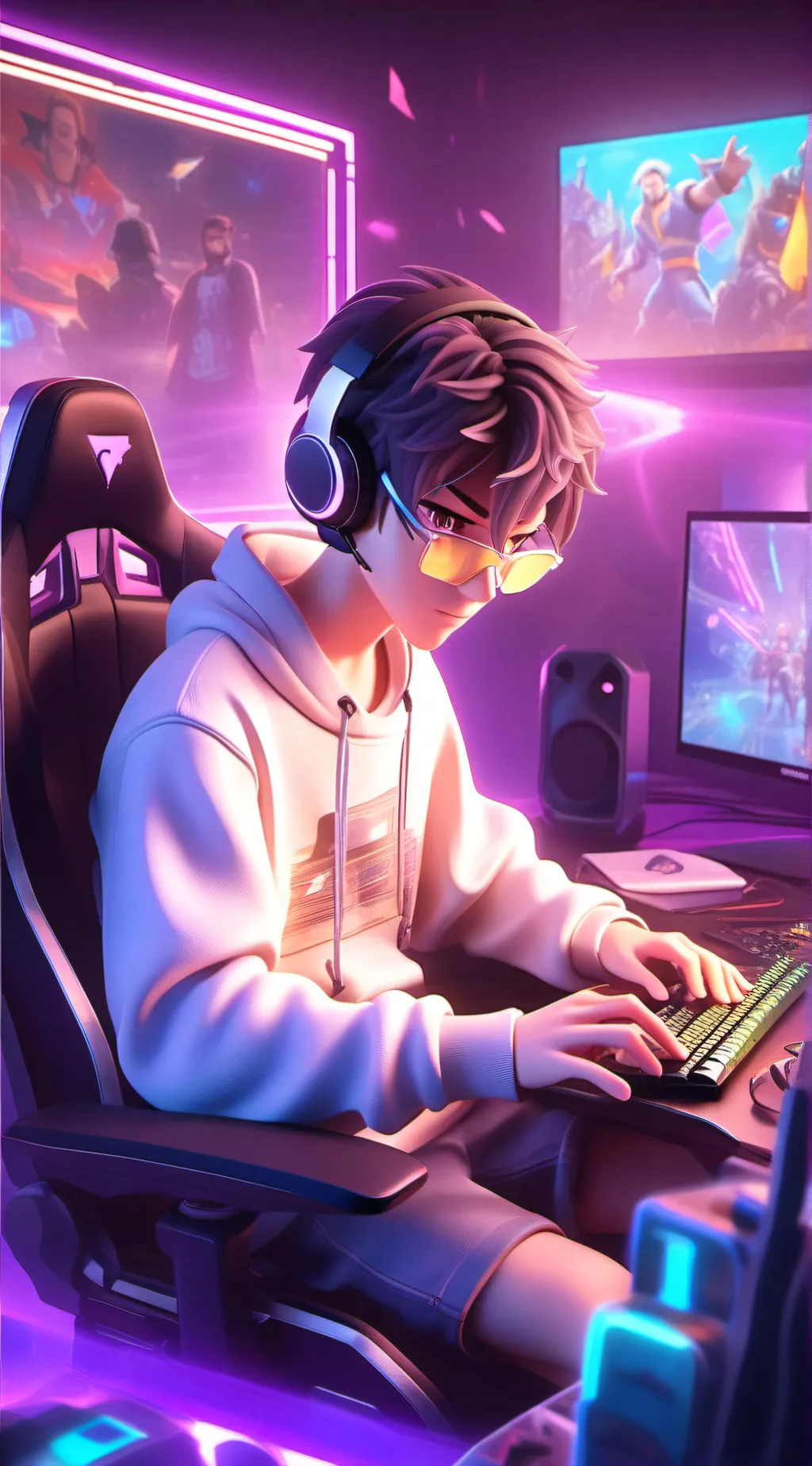 ai character: harves background