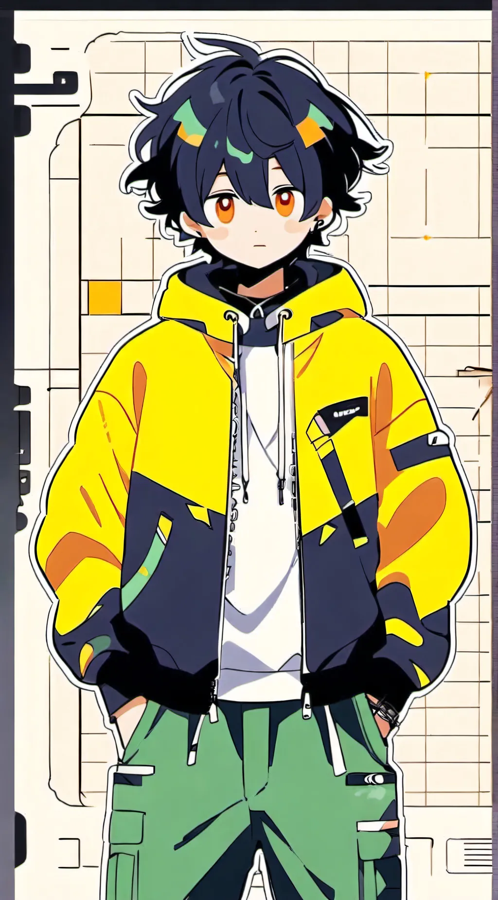 ai character: Owen (short kid) background