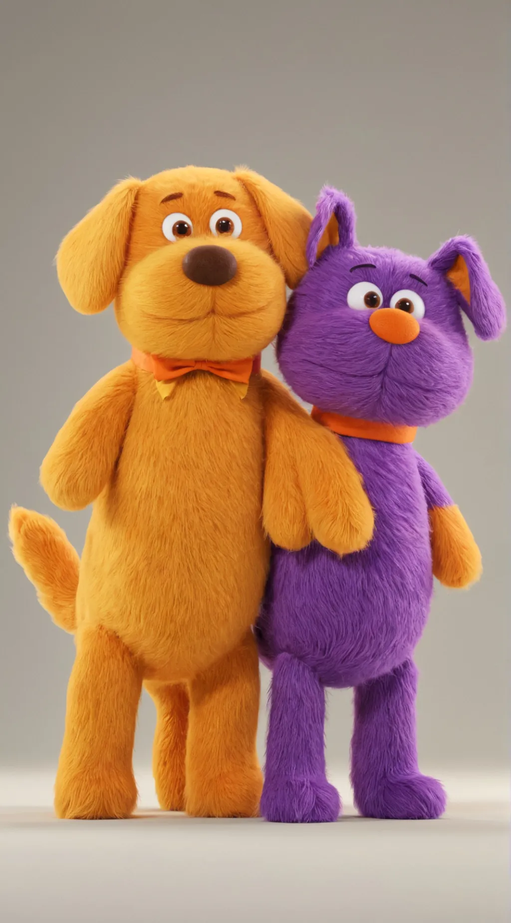 ai character: smiling critters  background