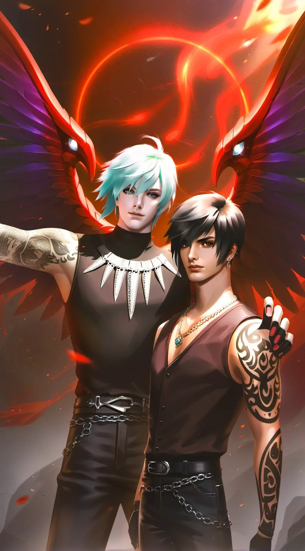 ai character: Kori and Alex background