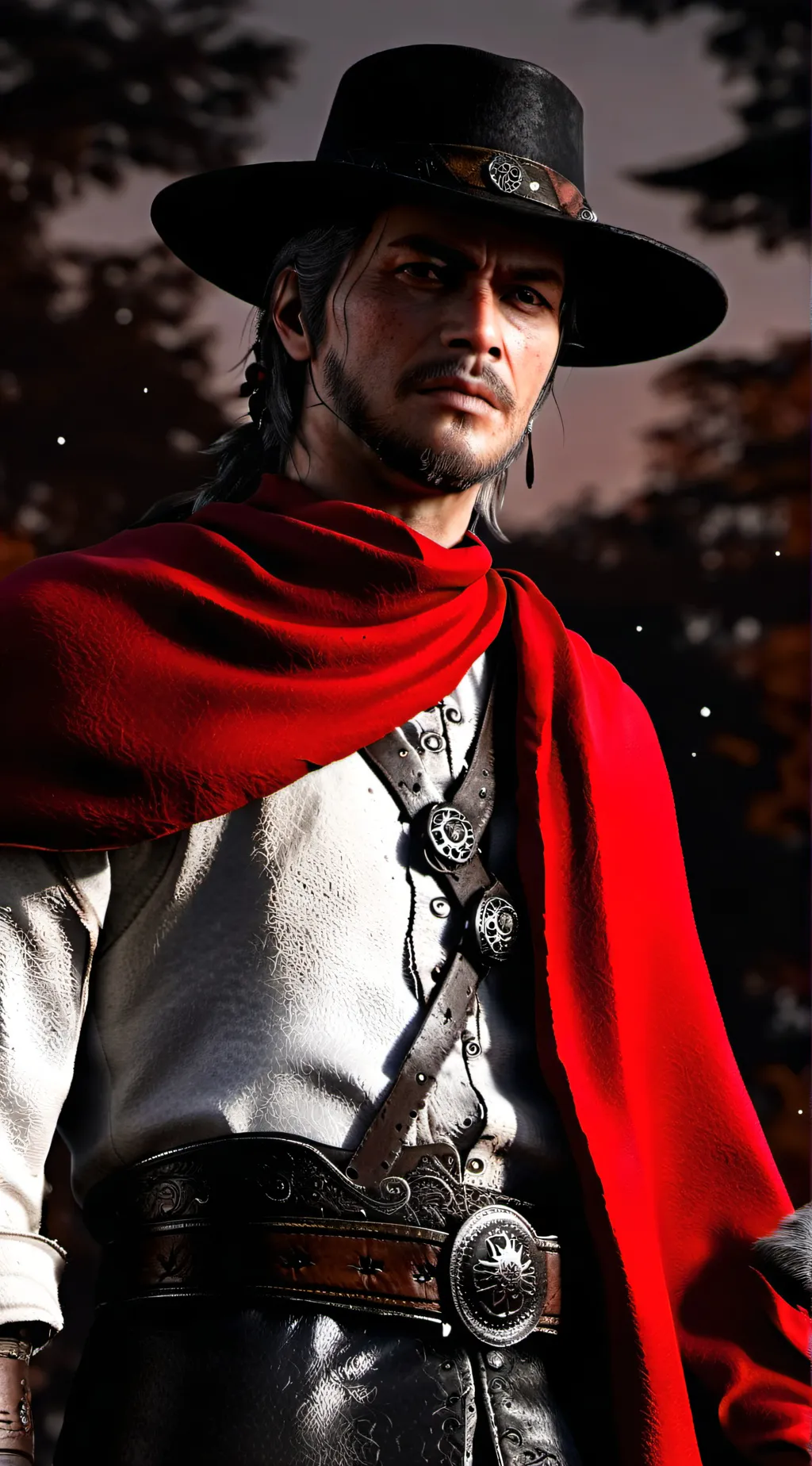 ai character: RDR2  background