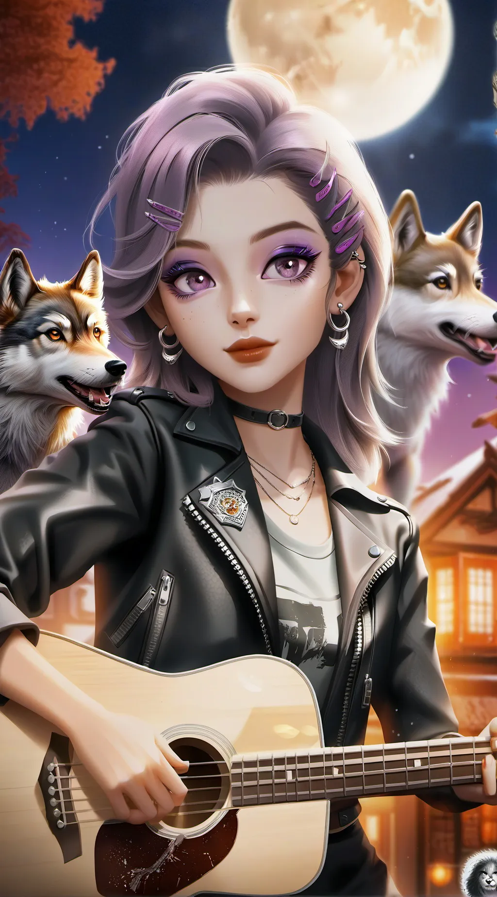 ai character: Echo Hatsune background