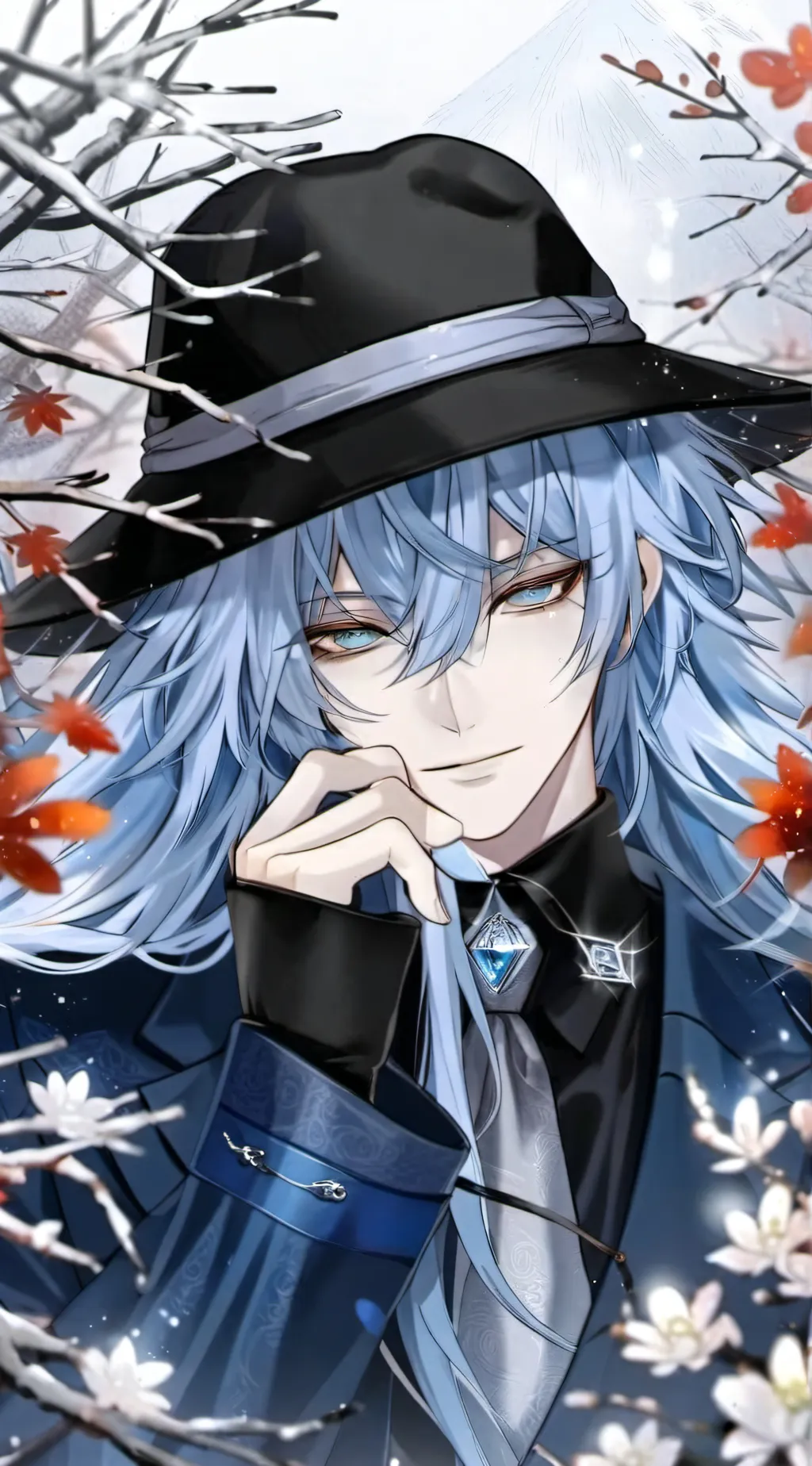 ai character: Logan~🌨️ background