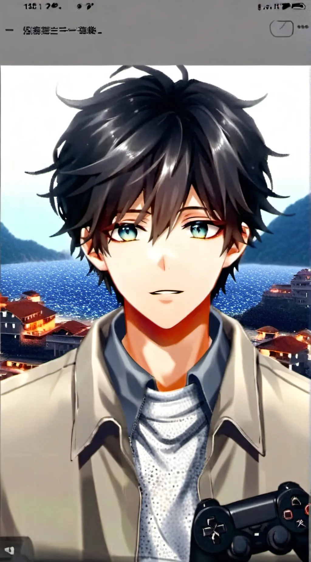 ai character: Lucas  background