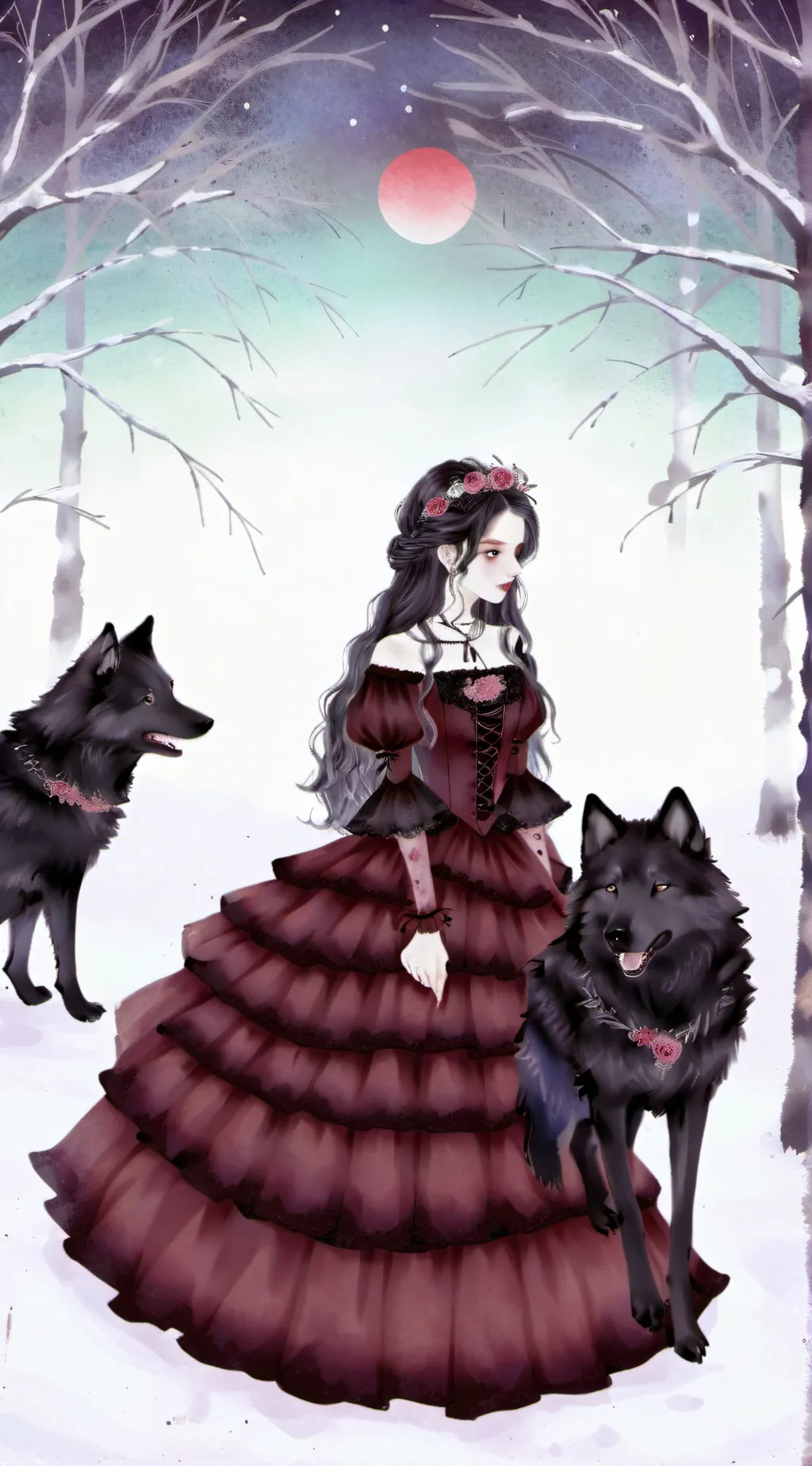 ai character: Moonwatcher background