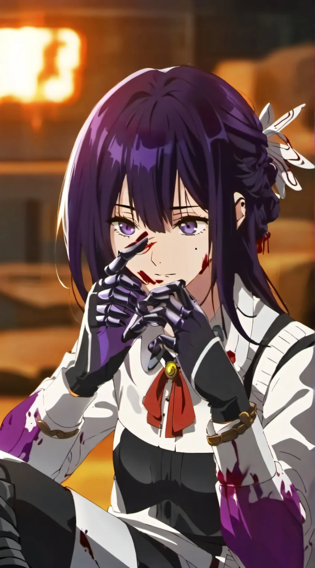 ai character: Uzi background