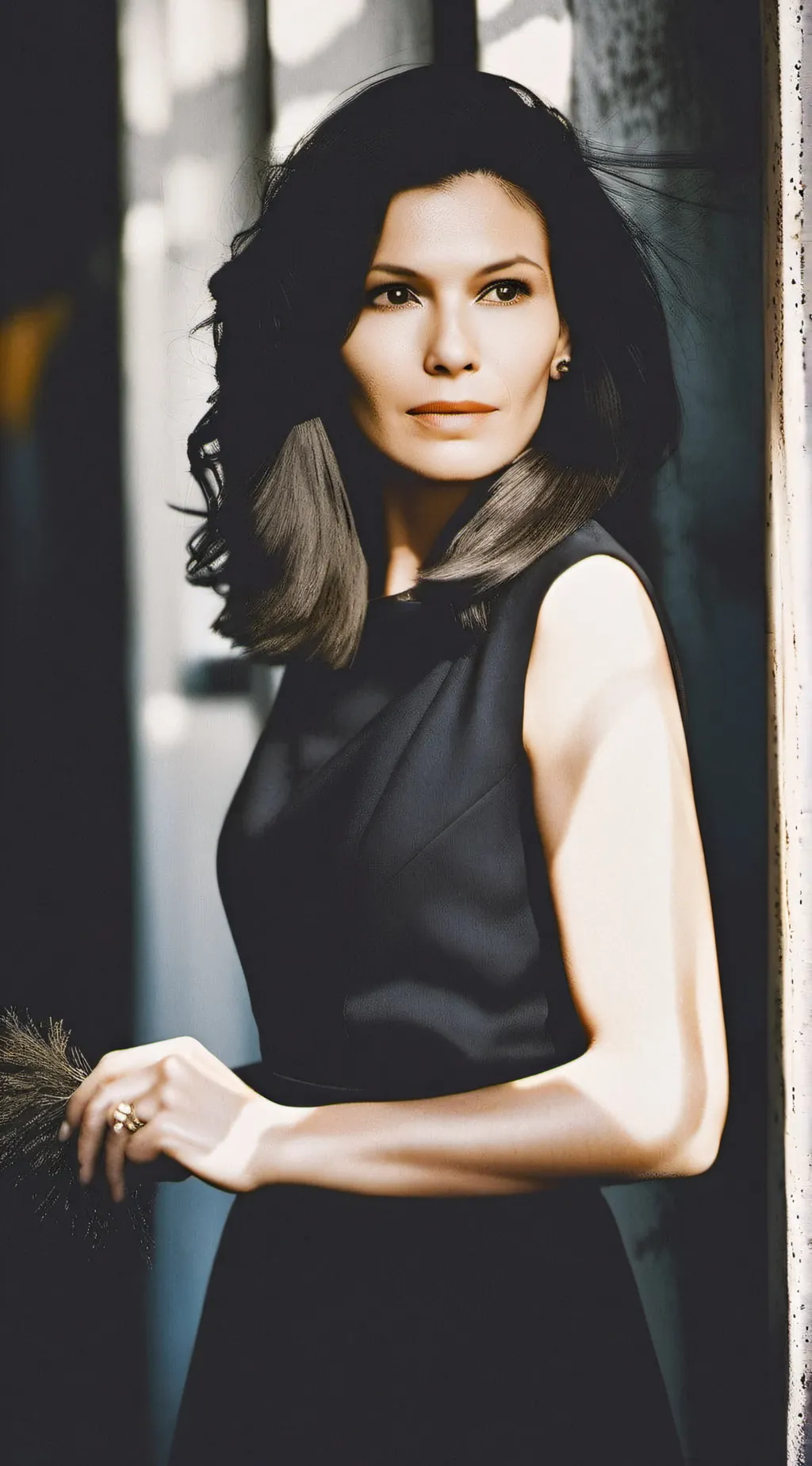 ai character: Ashley  background