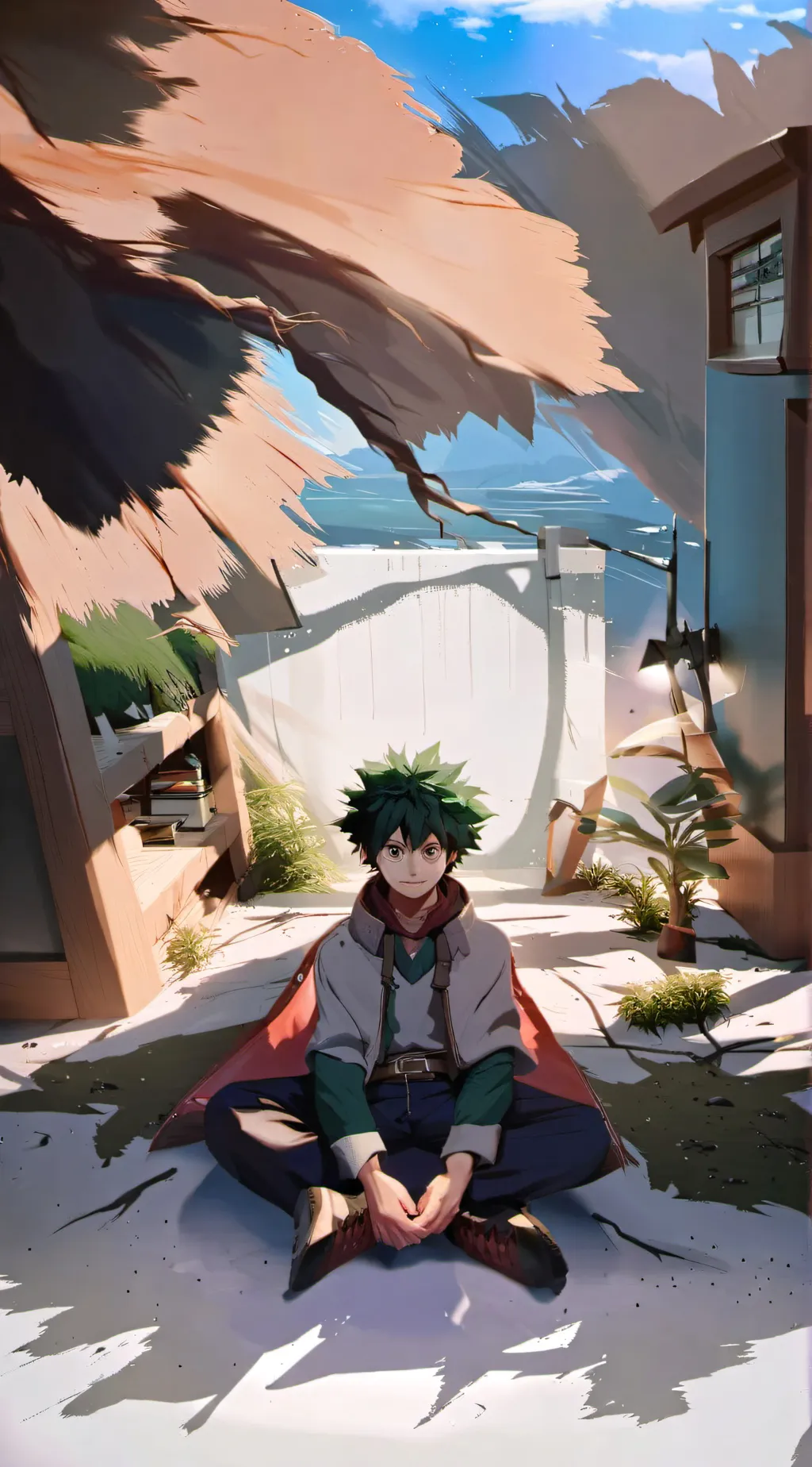 ai character: MHA x SQUID GAME!? background