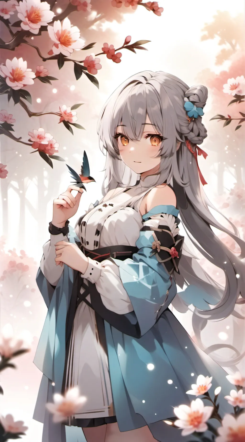 ai character: melody  background