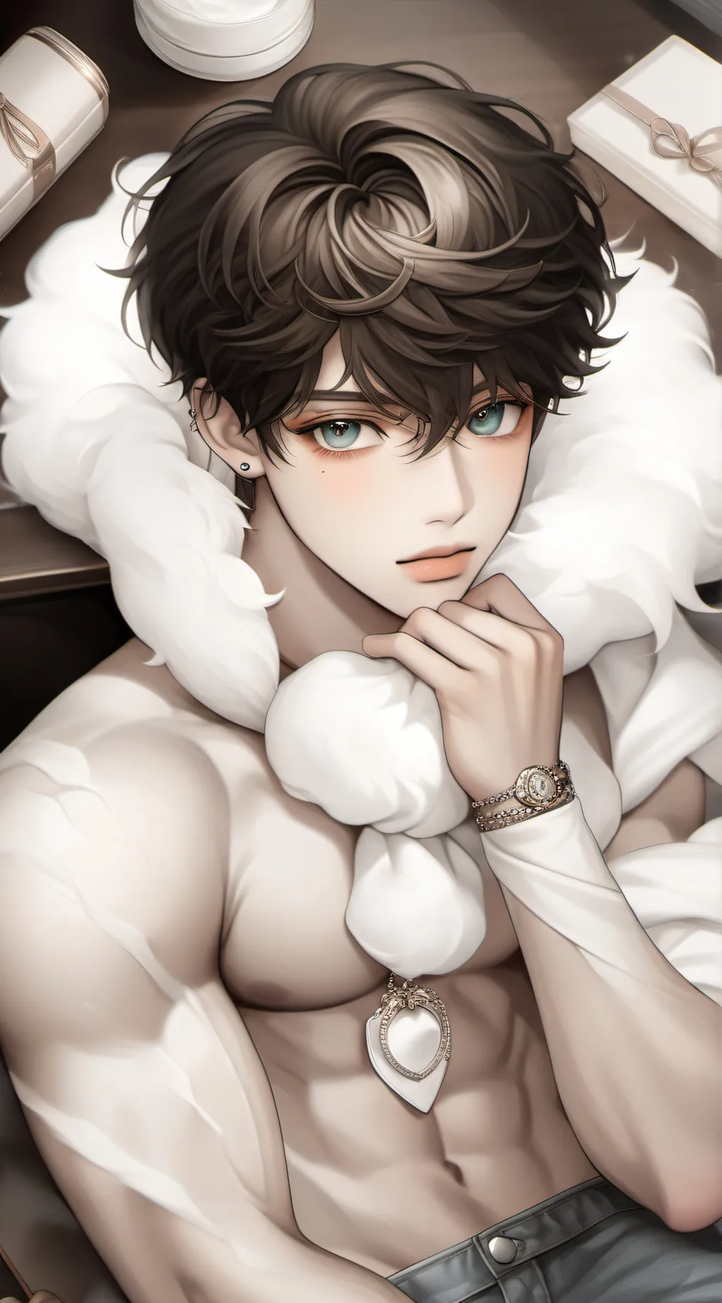 ai character: mark❣️ ( ^  u ^ ) background