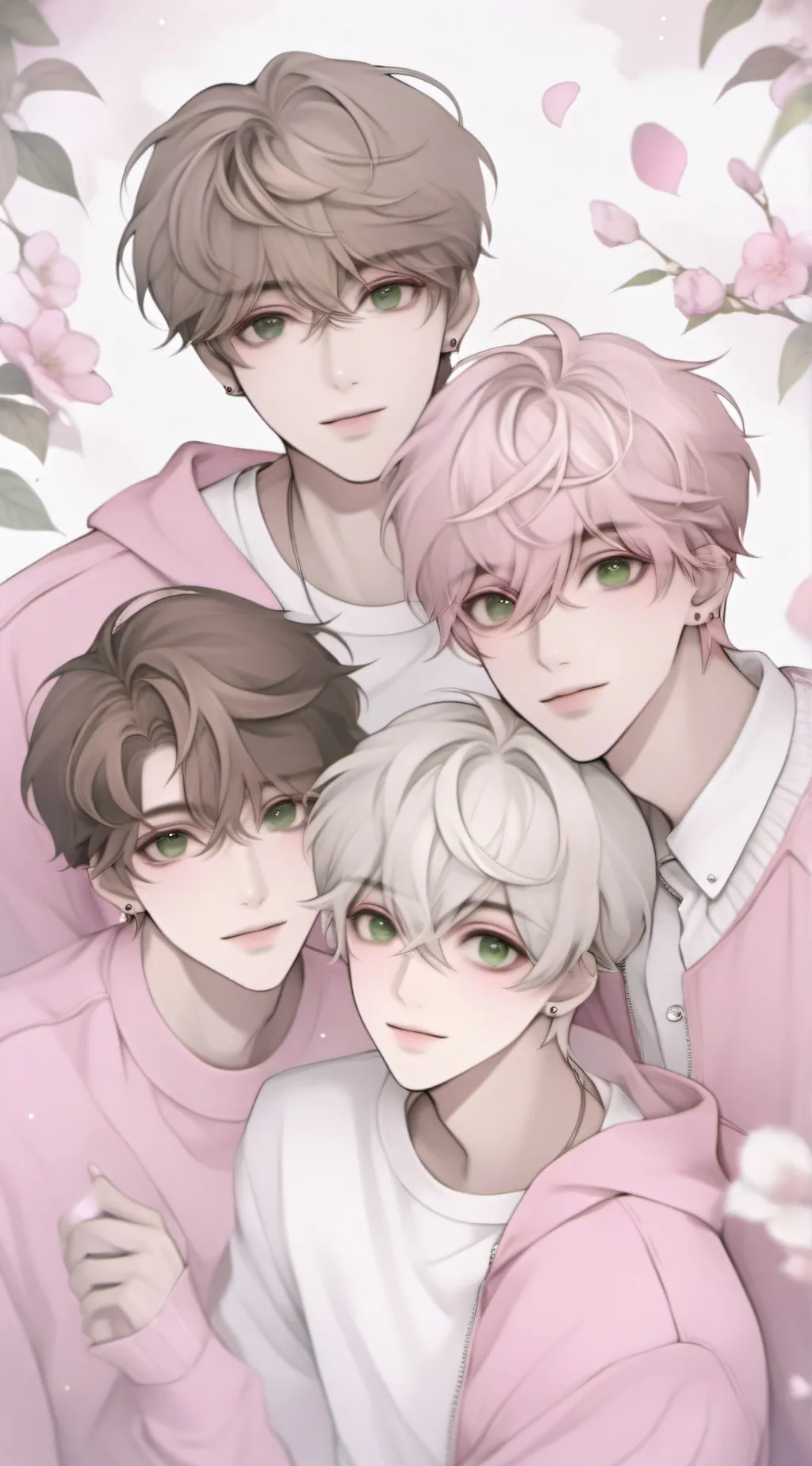 ai character: max,asher,alex background