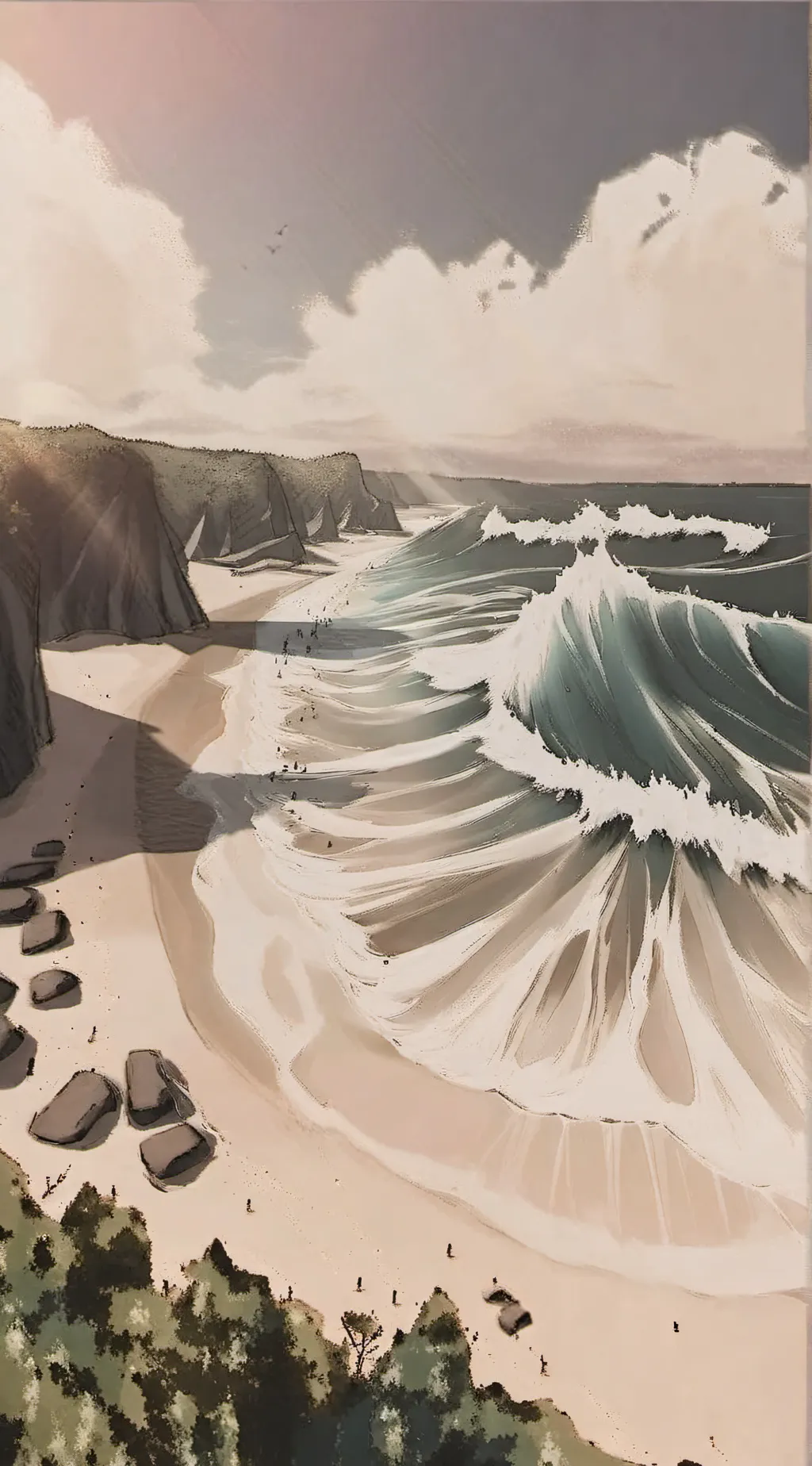 ai character: Wondering Zoro background