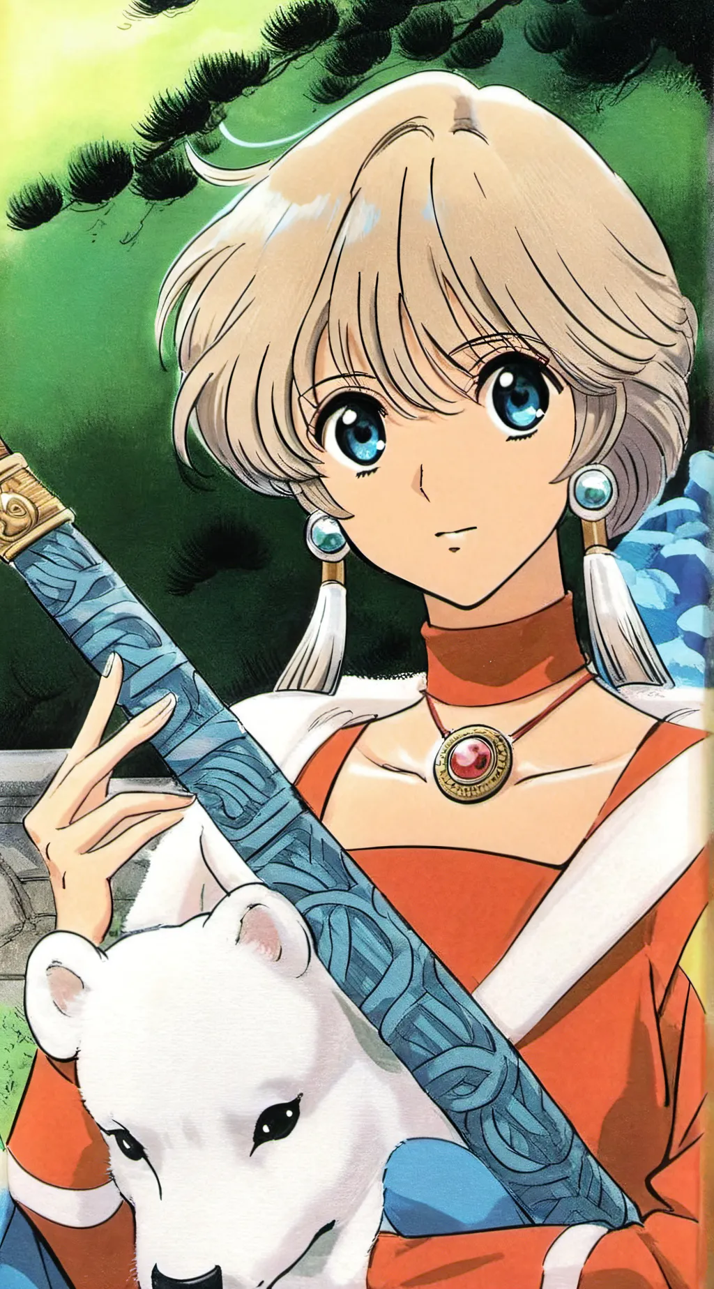 ai character: Aria Tenya  background